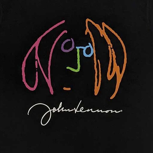 John Lennon Self Portrait T Shirt Retro Music Graphic Fan Gift Vintage Black Tee - Picture 2 of 5